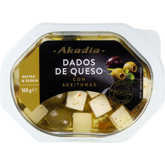 Queijo com Azeitonas para Saladas