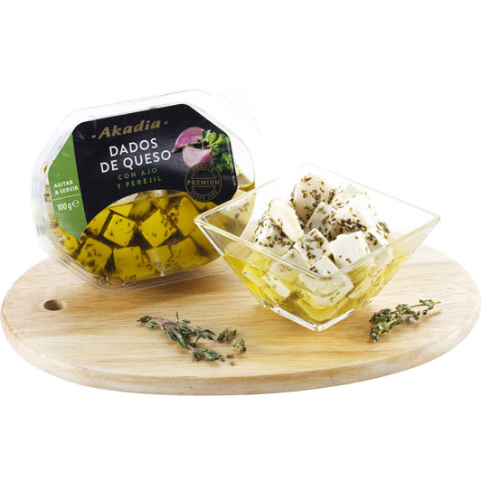 Queijo com Alho e Ervas para Saladas