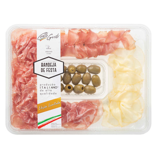 Tábua de Charcutaria Italiana com Azeitonas