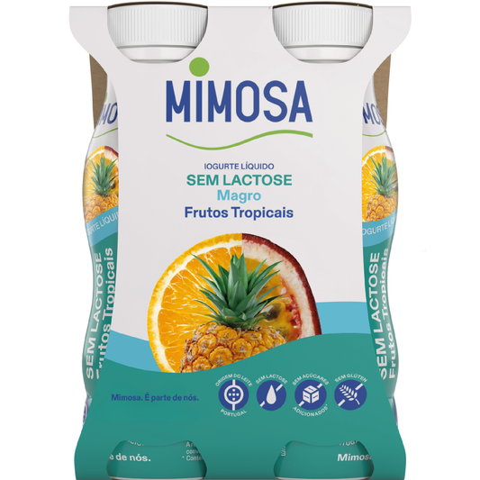 Iogurte Líquido Magro Frutos Tropicais sem Lactose