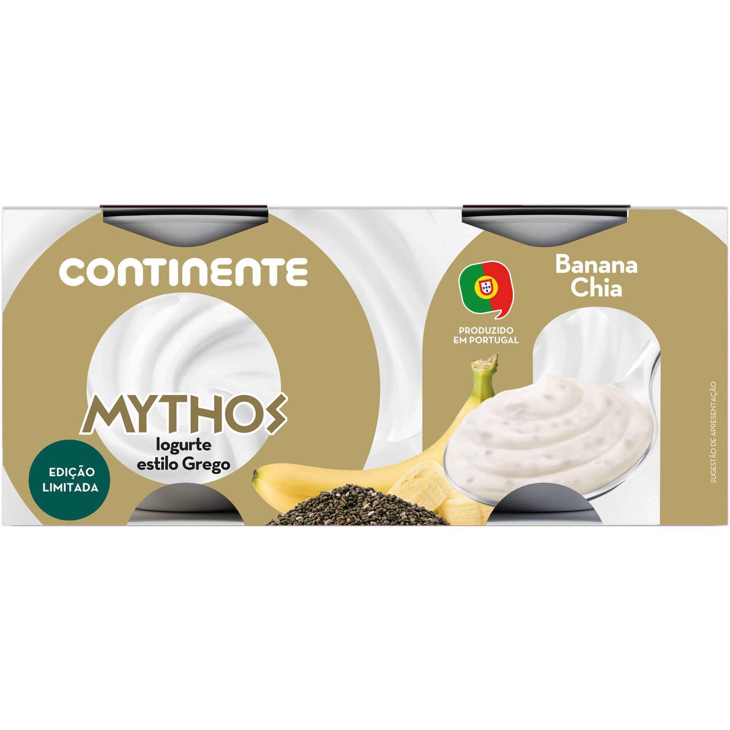 Iogurte Grego Mythos Banana e Chia