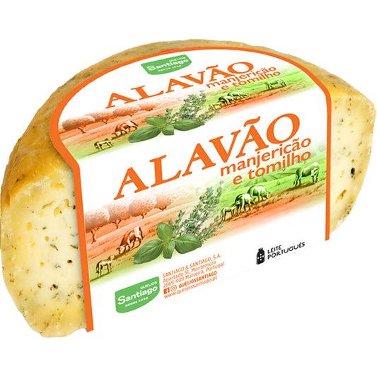 Queijo de Vaca Curado com Manjericão e Tomilho