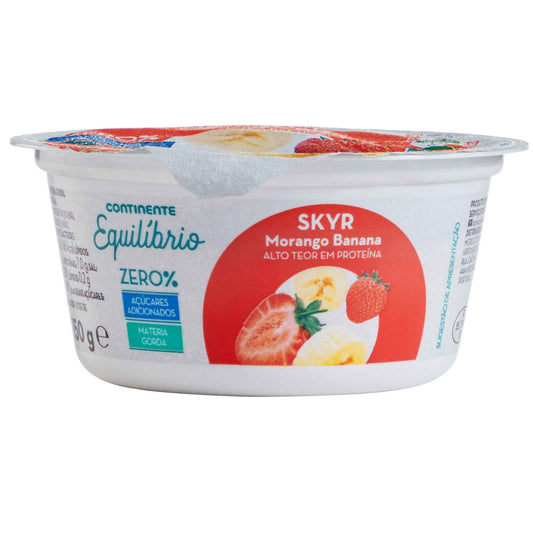 Iogurte Skyr Morango e Banana