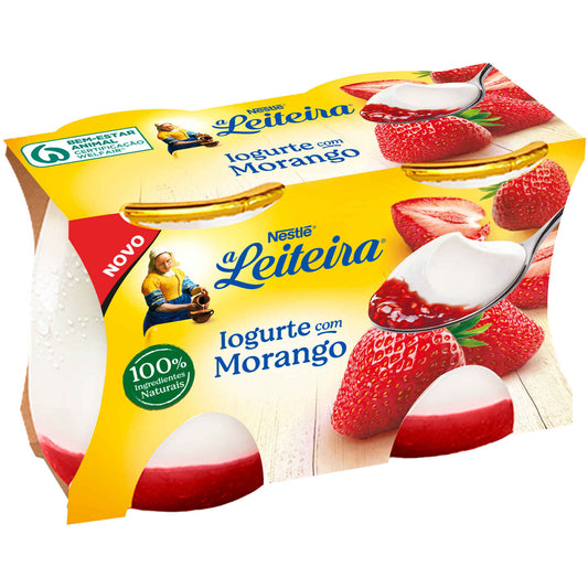 Iogurte com Morango
