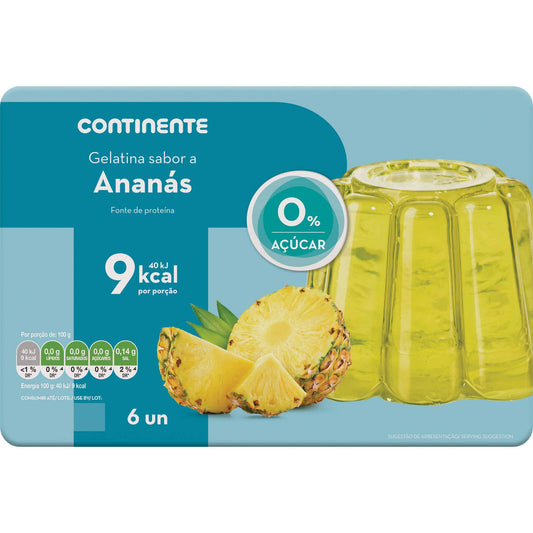 Gelatina Pronta Ananás sem Açúcar